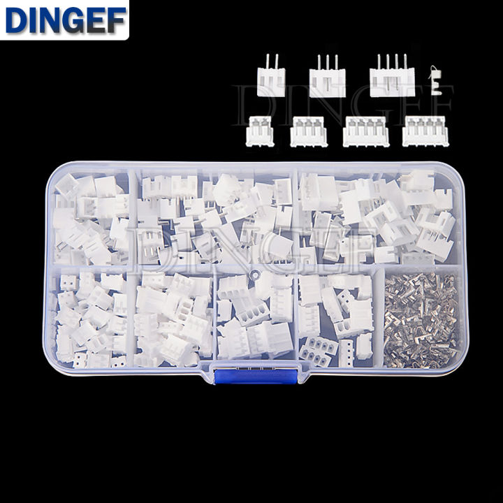 450PCS PH2.0 2p 3p 4p pin 2.0mm Pitch Terminal Kit Housing Pin Header ...