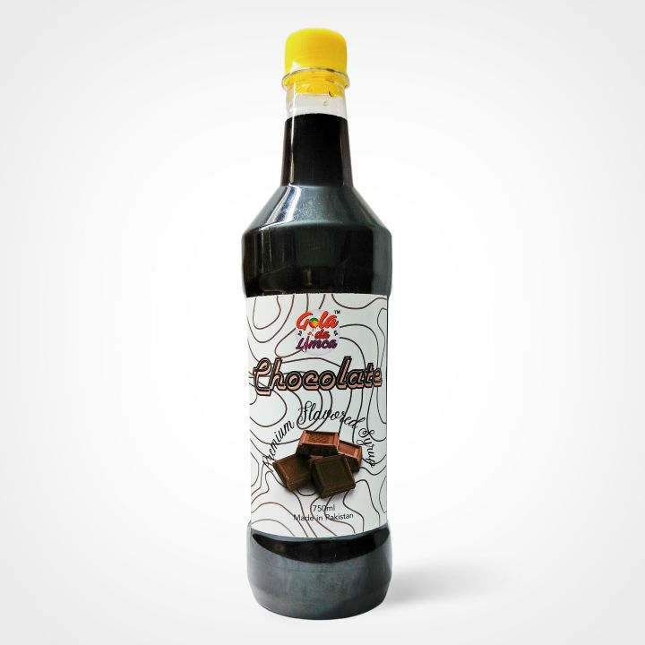 Chocolate Syrup - Original Flavoring Syrup - Premium Flavored Syrup - Sharbat - 750ml - Gola Da Limca