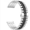 20mm Luxury Stainless Steel Strap with butterfly buckle.