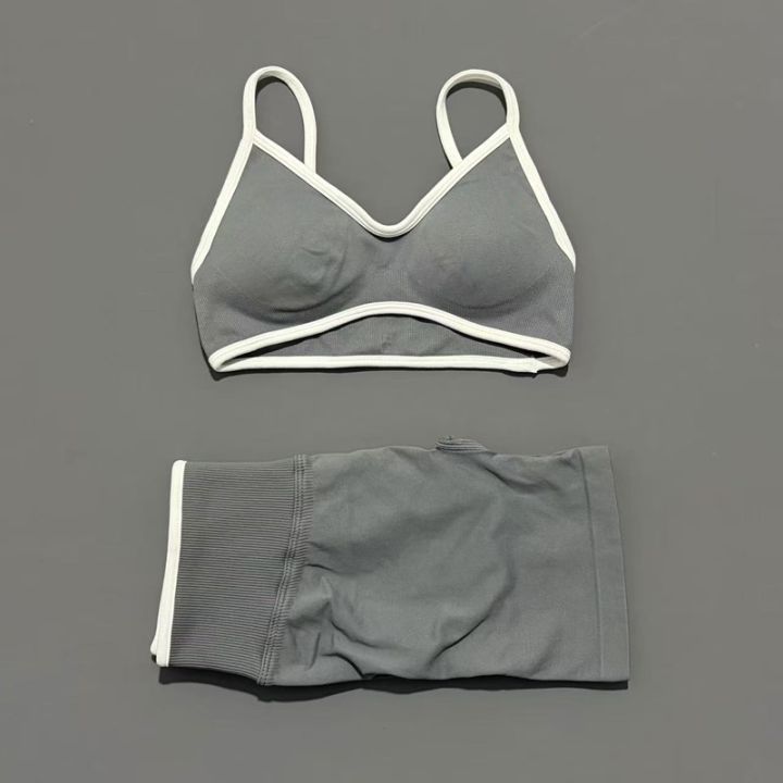 2Pcs%20HISTELLO%20Ignite%20Sculpt%20Sports%20Set%20Naked%20Feel%20Tummy%20Control%20Cross%20Bra%20Scrunch%20Hip%20Lifting%20Yoga%20Pilates%20Running%20Fitness%20Sets%20-%20Image%204