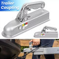 Universal Trailer Coupling Hitch 50mm Pressed Steel For Unbraked Trailers Upto 750kg Trailer Hitch Towing Coupler Mount. 