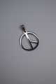 Peace sign symbol men's stainless steel chain.. 