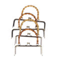 1Pc Vintage Metal Purse Bag Frame Kiss Clasp Lock With Bamboo Handle Jewelry Clasps Sewing Fasteners Purse Making Supplies. 