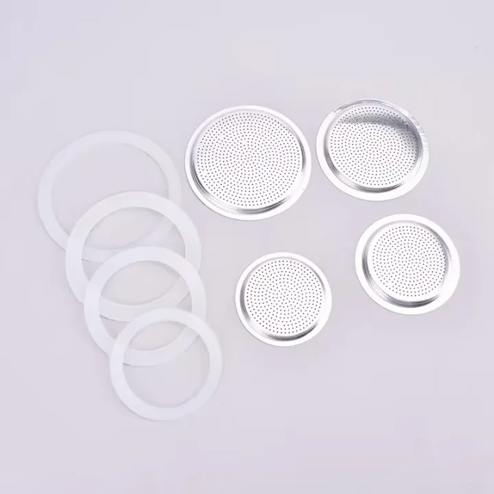 1%20Set,%203pcs%20Silicone%20Gaskets%20and%201pc%20Aluminum%20Filter%20Moka%20Pot%20Coffee%20Bottle%20Replacement%20Compatible%20with%203/6/9/12%20Cup%20Moka%20Expres%20-%20Image%203