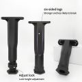 4PCS Adjustable Bed Frame Support Legs, Heavy Duty Furniture Replacement Legs for Bed, Sofa, Desk, Dresser. 