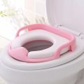 Baby Comot Seat Toilet seat Safe Soft Training seat Potty Sitting Ring with Handles Bathroom Trainer closestool Cover. 