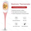 Silicone Fast 8S Thermometer for Fever Digital Infrared Basal Body Thermometer Oral Armpit Rectal Temperature LED Display.