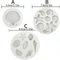 Silicone Shell Cake Mold, Conch Fondant & Chocolate Baking Mould Set, DIY Cake Decorating Tools for Cupcakes. 