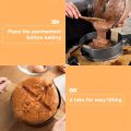 20pcs unmolding paper with double ear cake mold liner Ordinary portable kitchen baking tray parchment paper, non-stick baking pa. 