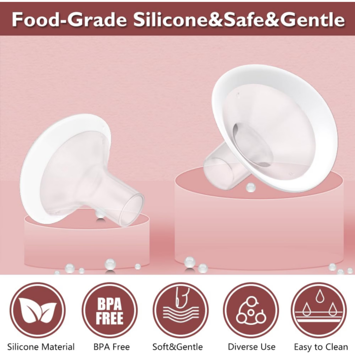 BPA%20Free%20Silicone%20Pad%20Flange%20Compatible%20with%20Medela%20Breast%20Pump%20Parts,%20Replace%20Flanges%20Accessories%20for%20Spectra%20Pump%20Parts%20-%20Image%202