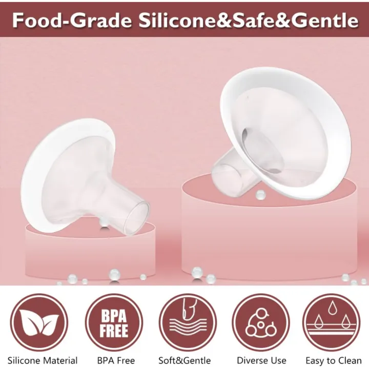 BPA%20Free%20Silicone%20Pad%20Flange%20Compatible%20with%20Medela%20Breast%20Pump%20Parts,%20Replace%20Flanges%20Accessories%20for%20Spectra%20Pump%20Parts%20-%20Image%202