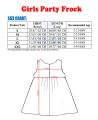 Kids Girls Fashionable Party Frock All Over Flower Pattern Dress For Yours Baby Smile.
