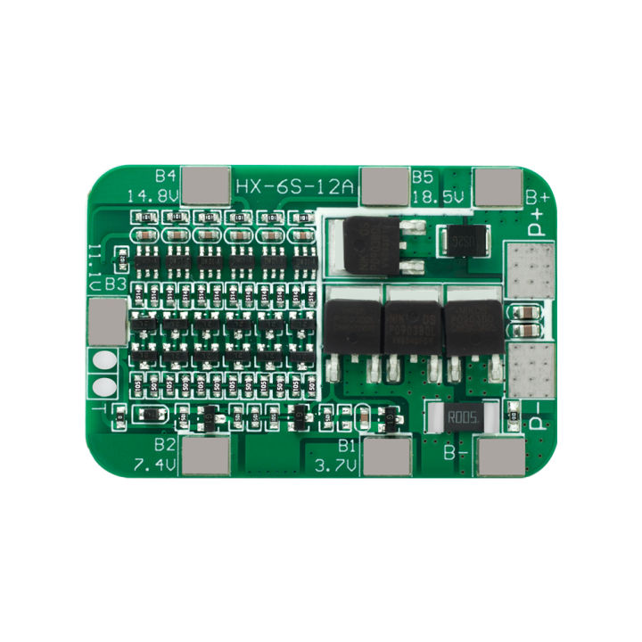6S%2012A/25A%2024V%2025.2V%20PCB%20BMS%20Protection%20Board%20For%206%20Pack%2018650%20Li-ion%20Lithium%20Battery%20Cell%20Module%20New%20Arrival%20Balanced%20-%20Image%202