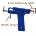 Painless Professional Nose and Ear Piercing Machine Tool Kit with Ear Studs For Women/Mens (With GunTops). 