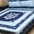 Embriodered Bedsheet Set King Size Patchwork Embriodered Bedsheet Double Bed Export Quality. 