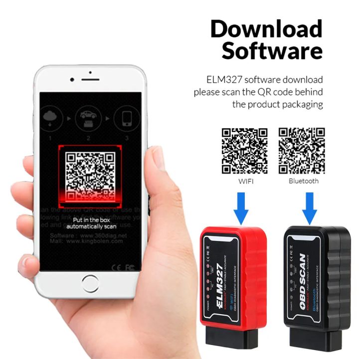 OBDII%20Scanner%20Code%20Reader%20Car%20Diagnostic%20Tool%20WiFi/Bluetooth%20ELM%20327%20V%201.5%20ICAR2%20OBD%20SCAN%20For%20Android/IOS%20PIC18F25K80%20Chip%20-%20Image%203
