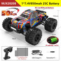 Hyper Go MJX 20208 1/20 4WD RC Car Brushless Professional RC Racing Car 2.4G 50KM/H High Speed Remote Control Cars OffRoad Truck.