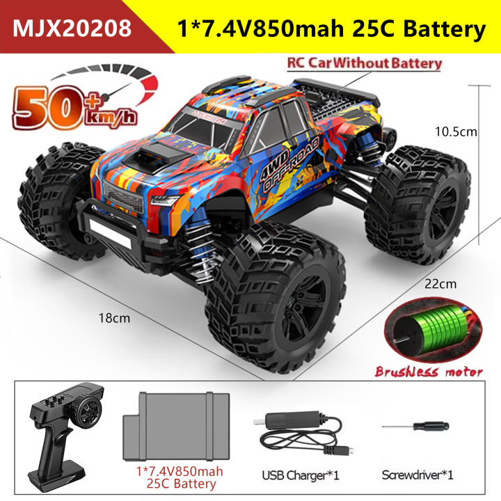 Hyper%20Go%20MJX%2020208%201/20%204WD%20RC%20Car%20Brushless%20Professional%20RC%20Racing%20Car%202.4G%2050KM/H%20High%20Speed%20Remote%20Control%20Cars%20OffRoad%20Truck%20-%20Image%207