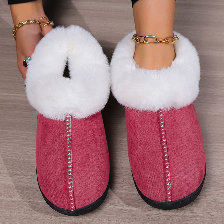 2024%20Winter%20Warm%20Fur%20Indoor%20Home%20Slippers%20Women%20Faux%20Suede%20Closed%20Toe%20Couple%20Slippers%20Woman%20Comfort%20Soft%20Sole%20House%20Shoes%20Slides%20-%20Image%205