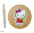 Mini Roti maker, Small Chakla Belan For kids Wooden Rolling Pin And Board Chakla Belan Toy Roti maker with stick Best quality toy for girls. 