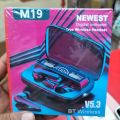 M19 V5.3 BT Wireless headset(earbird's)Black. 