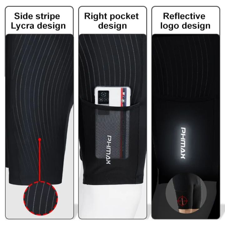 PHMAX%20Cycling%20Shorts%20Men's%20Breathable%20MTB%20Road%20Bike%20Shorts%20with%20Pockets%205D%20Gel%20Pads%20Racing%20Bicycle%20Shorts%20Cycling%20equipment%20-%20Image%204