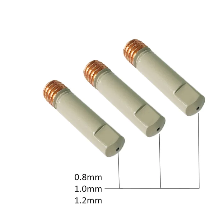 2/5/10PCS%20MB-15AK%2014AK%20Welding%20Contact%20Tips%20Coating%20Protect%2025mm%20M6%20Gas%20Nozzle%20Tip%200.8/1.0/1.2mm%20MIG%20Welding%20Torche%20Tool%20Part%20-%20Image%205