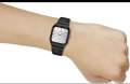 Casio Black Addition , Analog Stainless Steel strap men’s  Quartz watch. 