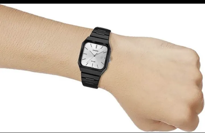 Casio%20Black%20Addition%20,%20Analog%20Stainless%20Steel%20strap%20men%E2%80%99s%20%20Quartz%20watch%20-%20Image%202