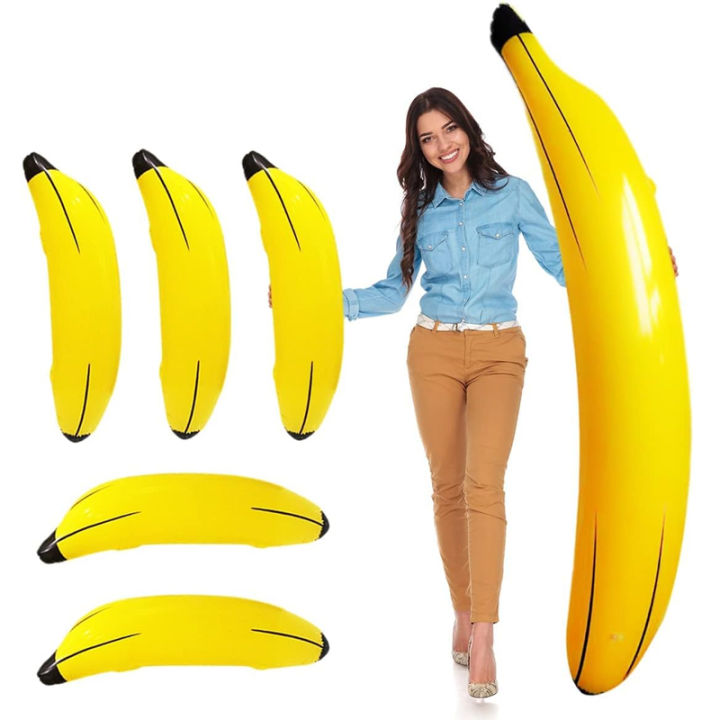 1pc Inflatable Banana 60cm/180cm Fake Banana Fruit Props Inflatable ...