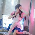 Danganronpa Mikan Tsumiki Cosplay Outfit With Wig Anime Halloween Despair Ultimate Nurse Uniform Maid Costume Full Set For Women. 