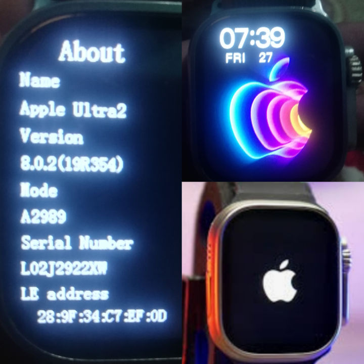 Apple watch ultra 2 Master copy with logo ip67 water proof