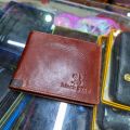 Black-star men's cow leather wallet.