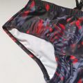 Men Swimwear Brazilian Traditional Cut Swimsuits Swim Bikini Surf Boxer Briefs Board Shorts Trunks Black and Red Sunga.