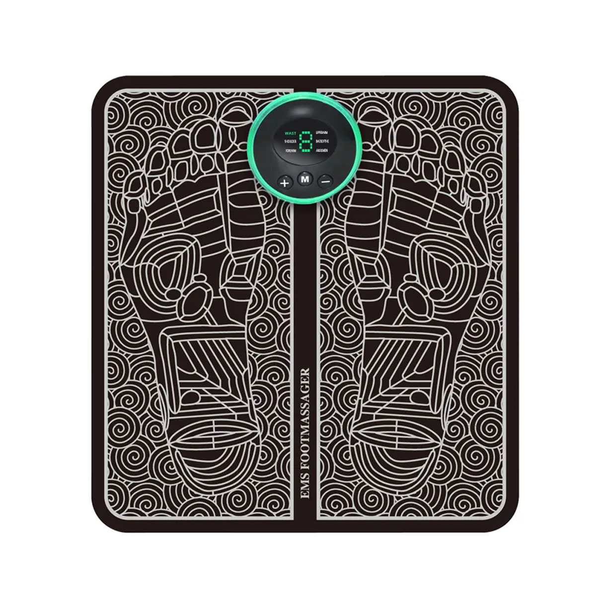 EMS Foot Massage Mat Automatic Electric Physiotherapy Tens Massager Relax 9 Gear(Dhaka shopping zone)