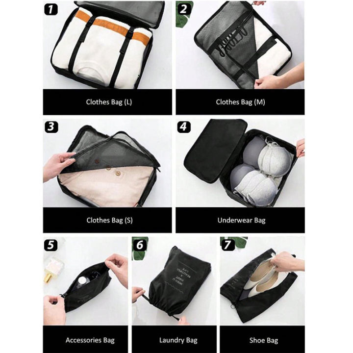 9Pcs%20Travel%20Organizer%20Bags%20Suitcase%20Packing%20Cubes%20Portable%20Fold%20Wardrobe%20Luggage%20Clothes%20Makeup%20Digital%20Shoe%20Storage%20Bags%20-%20Image%204