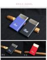 Multicolor Refillable Gas Lighter: Rectangular Rafin Metal Lighter Windproof Design with Stylish. 