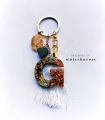 Alphabetical keychain , letter G. 