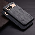 Case for Google pixel 8 7 pro 8A 7A bamboo wood pattern Leather phone cover Luxury coque funda for Google pixel 8 pro case capa.