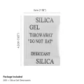 Non-Toxic Silica Gel Desiccant 50/100/200Pcs Kitchen Room Living Room Moisture Damp Absorber Dehumidifier For Home Accessories. 
