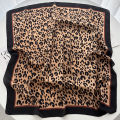 Luxury Floral Print Female Satin Neck Scarf Square Hair Scarves Foulard Head Band Shawls Wraps Neckerchief Bandana Women. 
