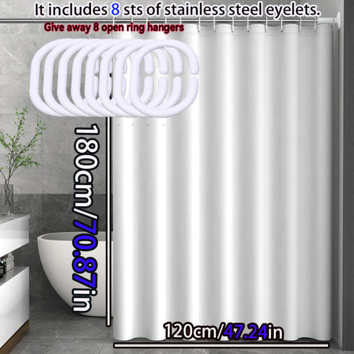 Modern%20simple%20pure%20white%20shower%20curtain%20PEVA%20material%20is%20easy%20to%20clean%20suitable%20for%20bathroom%20privacy%20and%20decoration%20-%20Image%203