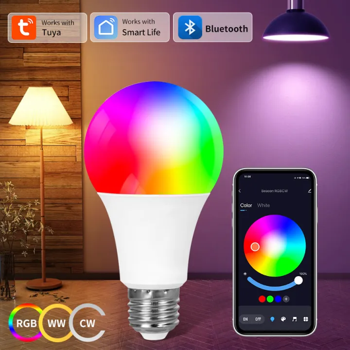 AC%20220V%20Tuya%20Smart%20Bluetooth%20LED%20Light%20Bulbs%20E27%209W%2015W%2018W%20Color%20Changeable%20Lamp%20APP%20Control%20Lampada%20Timer%20Function%20Dimmable%20lightify%20-%20Image%202