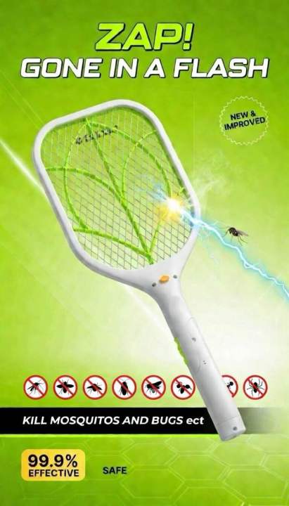 Electric Mosquito Bat | 🦟 Mosquito Electric Bat – Insect Killer Racket ...