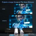 Projector Hy300 PRO 4K Android 11 dual WiFi 6 260 Ansi Home cinema outdoor projector. 