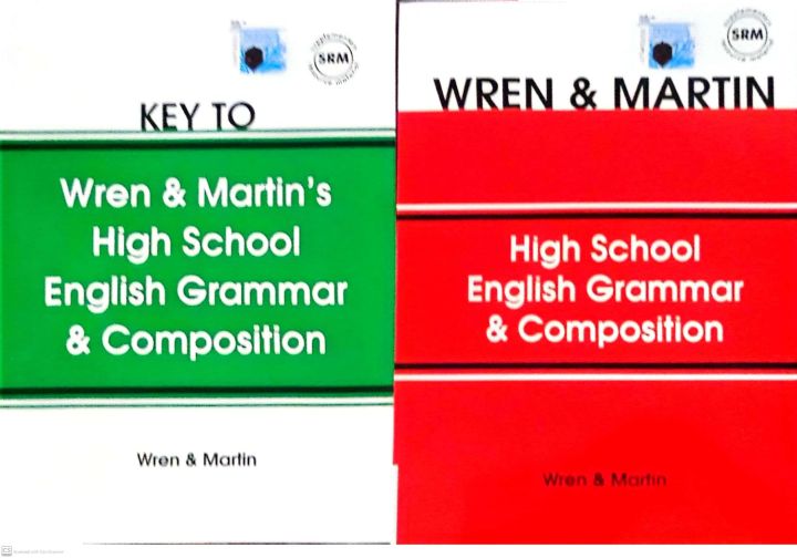 Wren & Martin's Grammar(primary,Middle & High school Grammar with key All available)