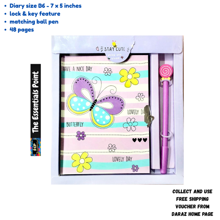 Kids%20Diary%20with%20Butterfly%20Pen%20and%20Lock%20Set%20B6-7x5%20inch%2048%20Pages%20-%20Girls%20Planner%20with%20Creative%20Sketching%20Features%20-%20Image%206