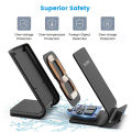 30W Qi Wireless Charger Stand Fast Charging Dock Station For iPhone15 14 13 12 11 Pro XMax Samsung S21 Dock Station Phone Holder. 