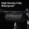 ESLNF Bike Handlebar PVC Bag MTB Road Bike Waterproof Scratch Proof Bicycle Front Bag Cycling Large Capacity Cylinder Bag. 