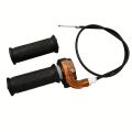 Twist Throttle Accelerator Handlebar Hand Grip Cable For 47 49cc Mini Dirt Bike ATV Quad Pocket Mini Motorcycle 22mm.
